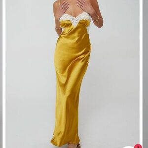 RESA Celine Gold Dress